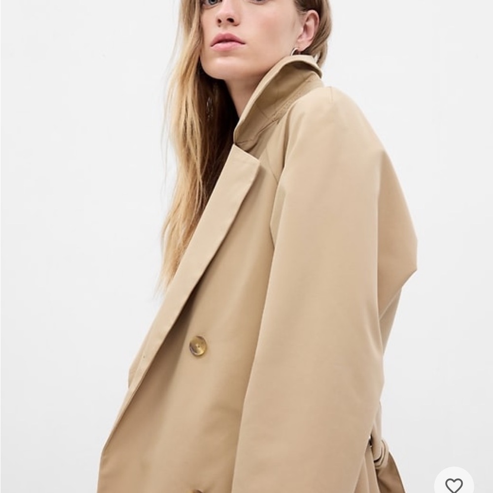 GAP Tan Trench Coat - Picture 3 of 5